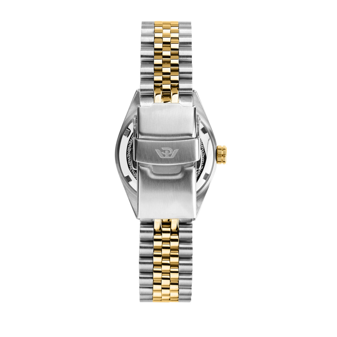 Philip Watch Caribe Urban Lady R8253597656 - Swiss Made Dameshorloge - 31 MM - Zilver/Goud/Groen