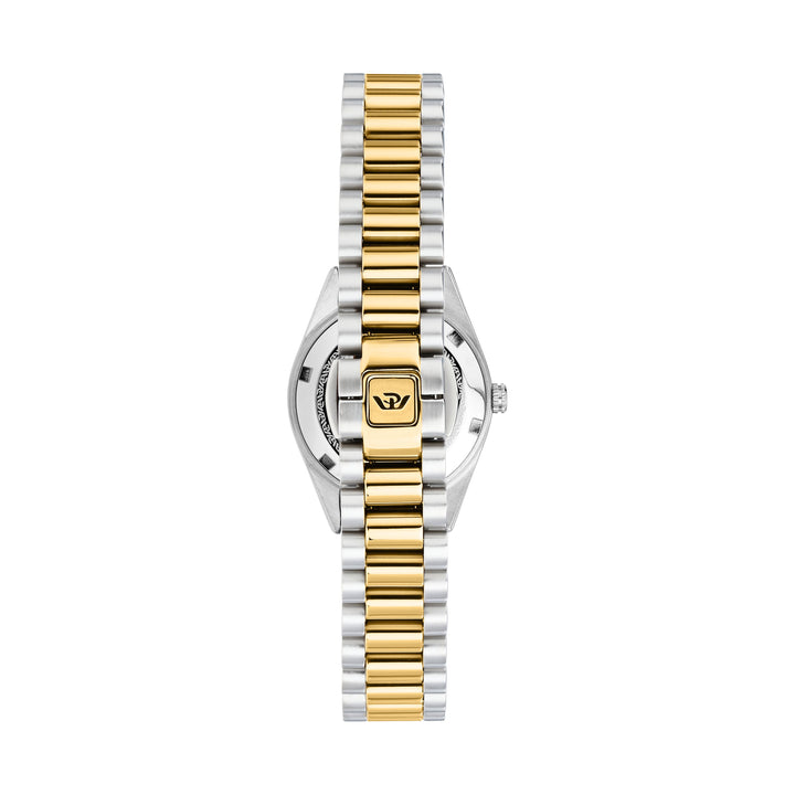 Philip Watch Caribe Urban Lady R8253597669 - Swiss Made Dameshorloge - 28 MM - Zilver/Goud