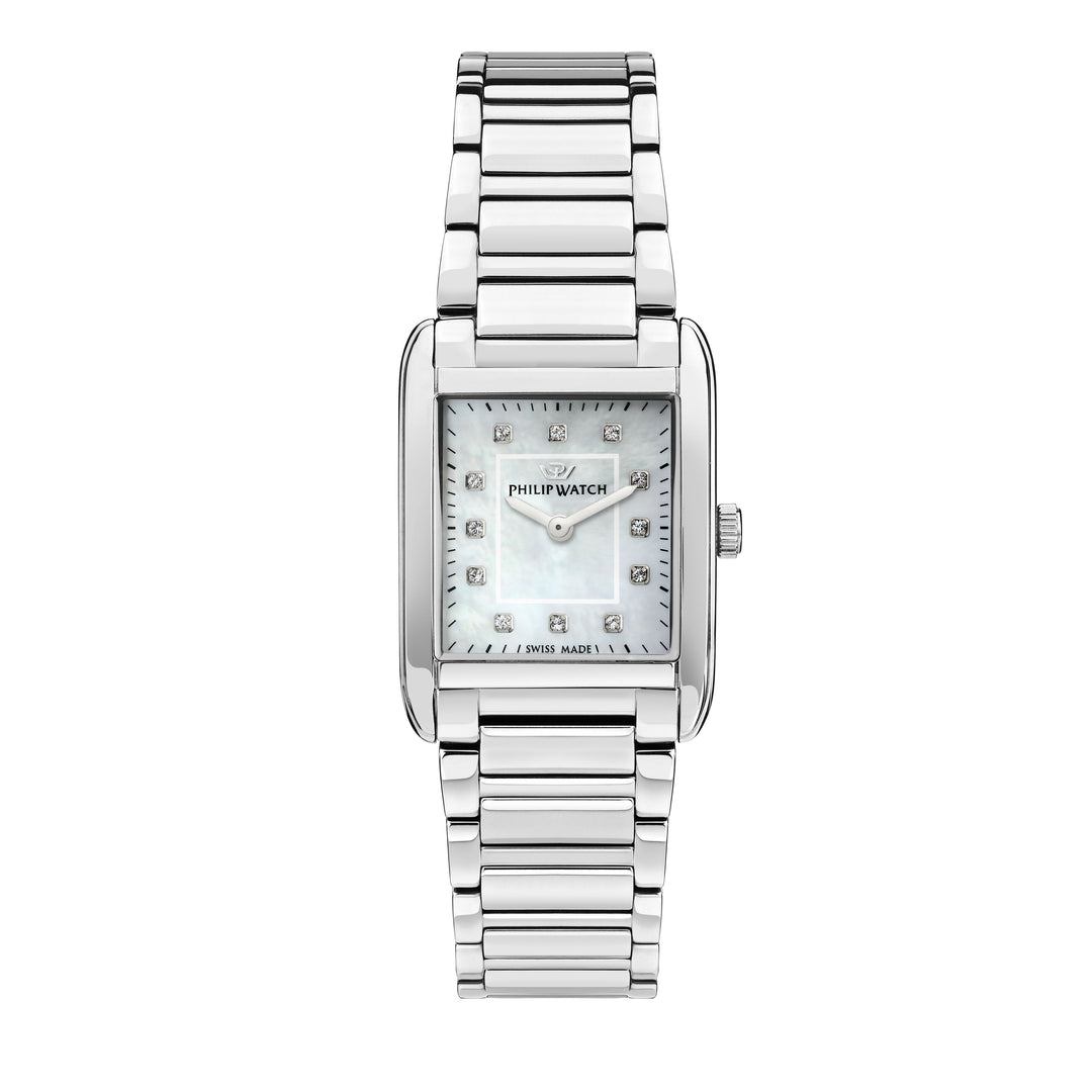 Philip Watch Museum Classic watch R8253820501 - Swiss Made Dameshorloge - 34 MM - Zilver MOP