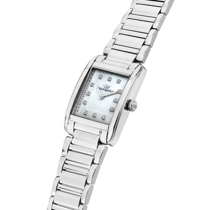Philip Watch Museum Classic watch R8253820501 - Swiss Made Dameshorloge - 34 MM - Zilver MOP