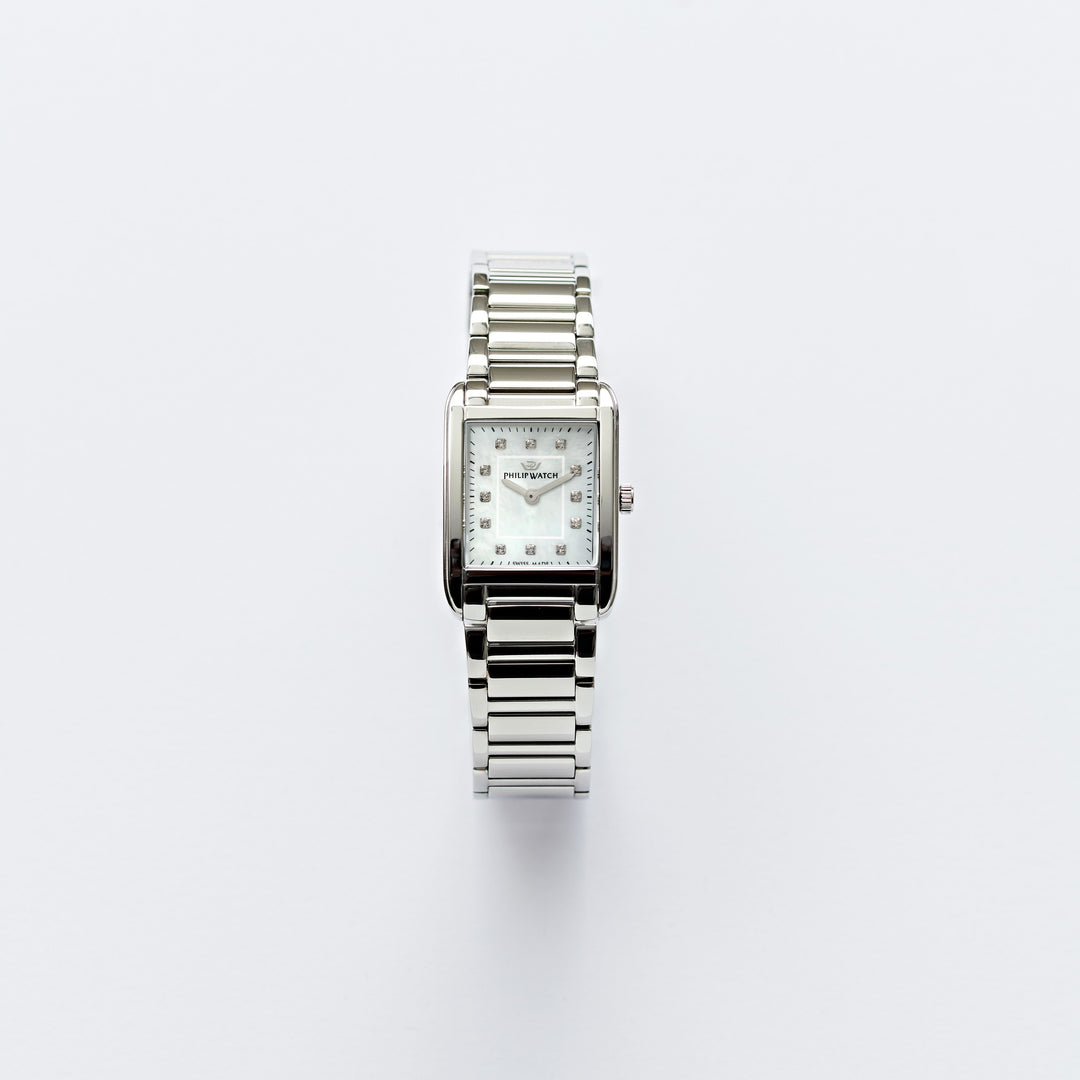Philip Watch Museum Classic watch R8253820501 - Swiss Made Dameshorloge - 34 MM - Zilver MOP