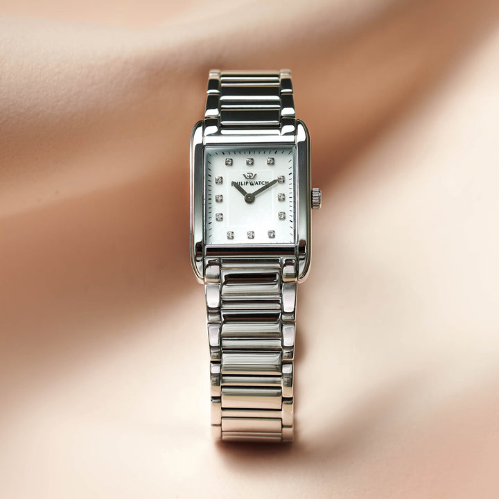 Philip Watch Museum Classic watch R8253820501 - Swiss Made Dameshorloge - 34 MM - Zilver MOP