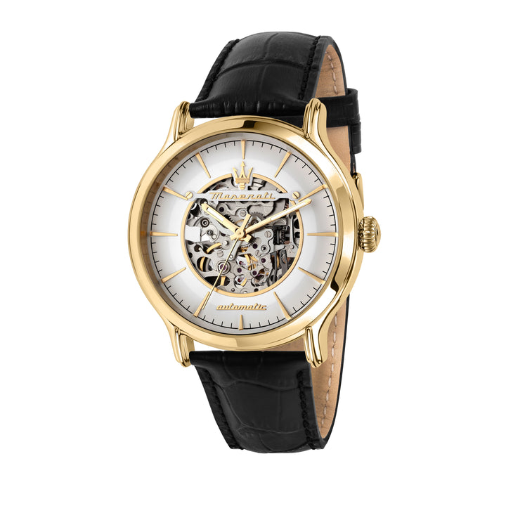 Maserati Epoca watch R8821118015 - Automatisch Herenhorloge - Goud/Wit/Zwart 42 MM