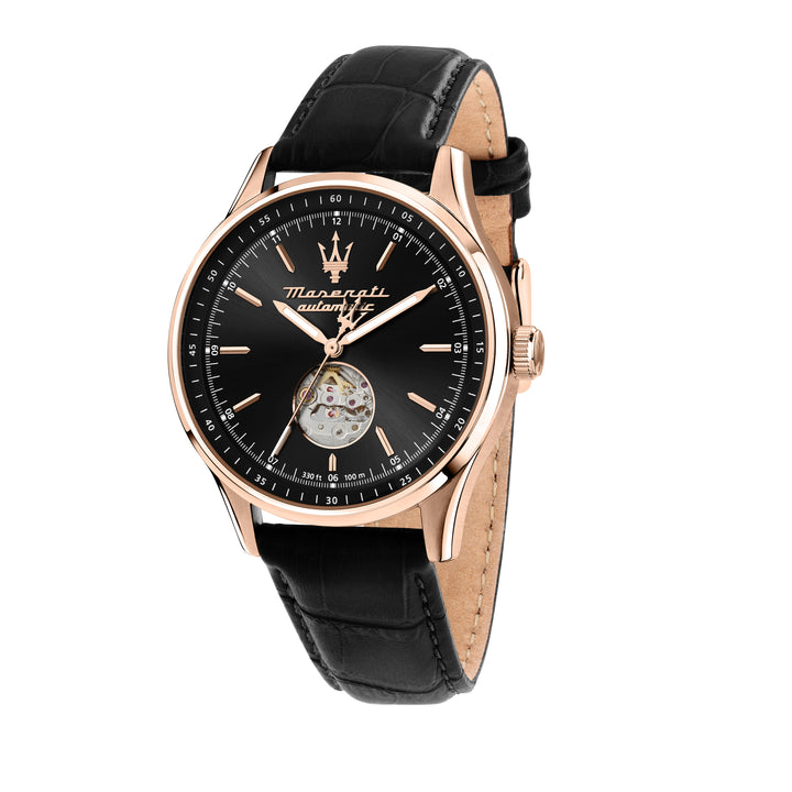 Maserati Sorpasso watch R8821124001 - Automatisch Herenhorloge - 42 mm - Rosé Goud/Zwart