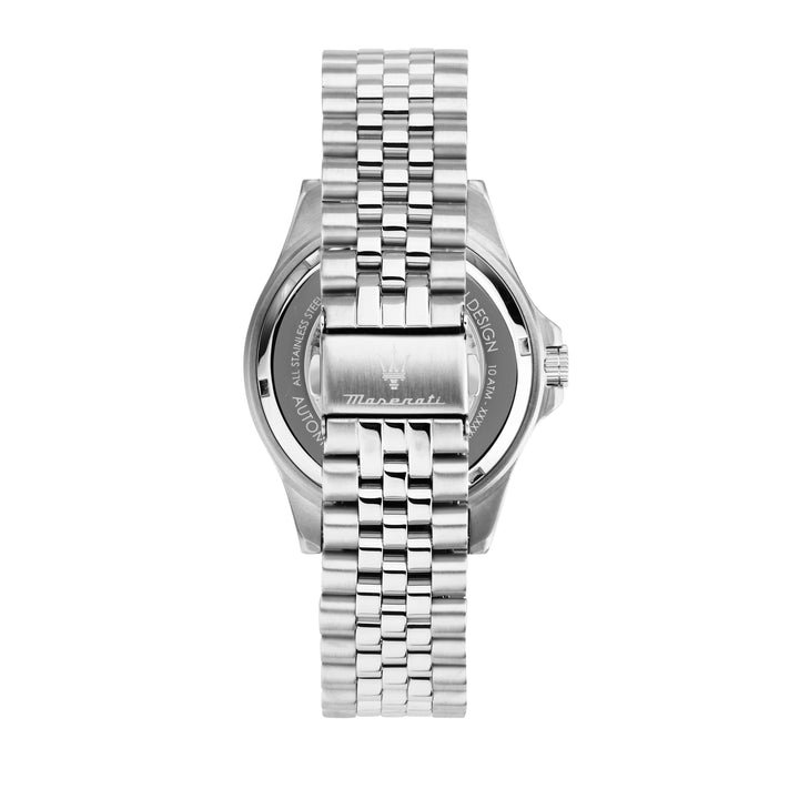 Maserati Sfida watch R8823140011  Automatisch Herenhorloge - 44 mm - Zilver/Blauw