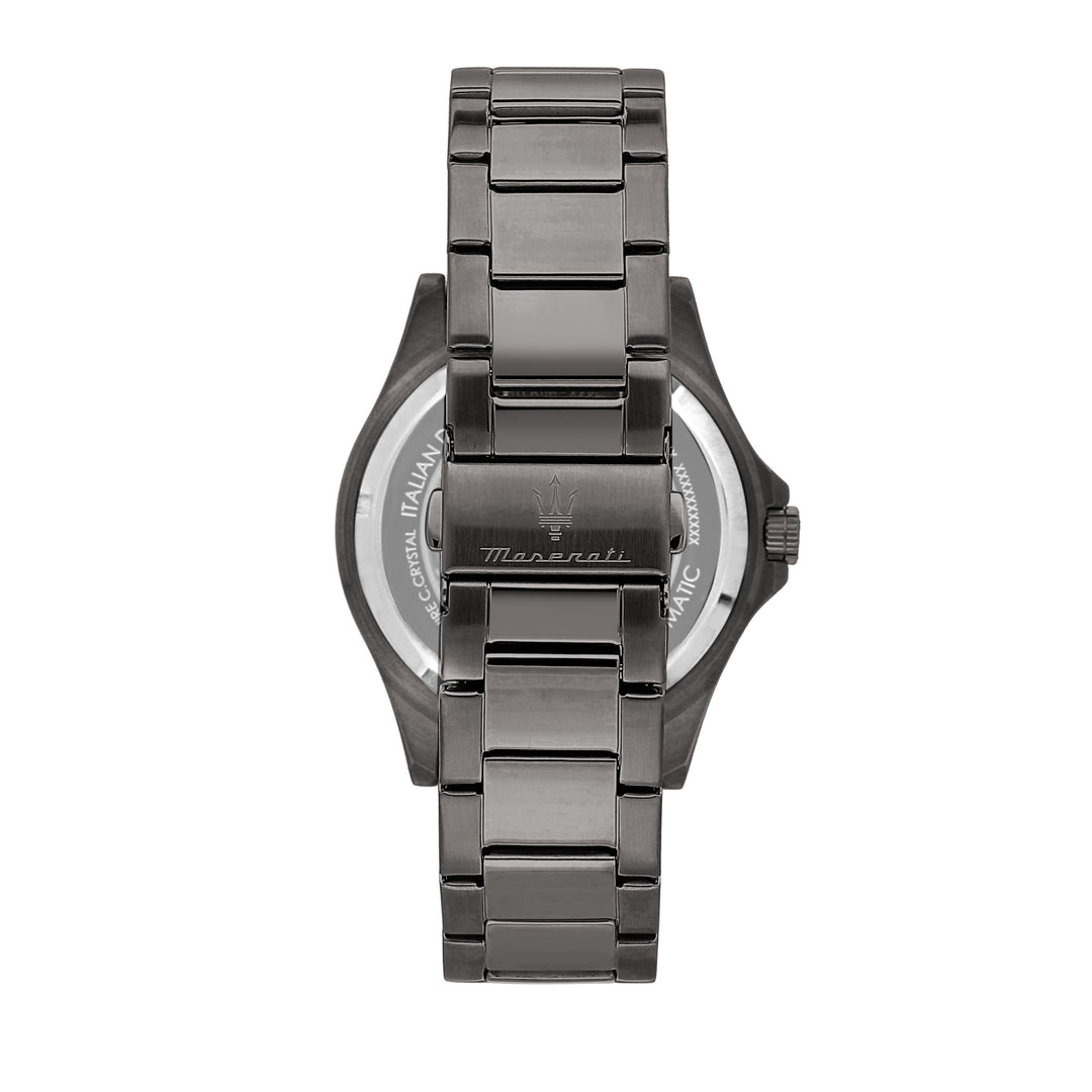 Maserati Sfida watch R8823140015 - Automatisch Herenhorloge - 44 mm - Gunmetal Blauw