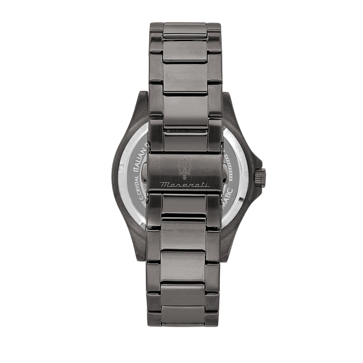 Maserati Sfida watch R8823140015 - Automatisch Herenhorloge - 44 mm - Gunmetal Blauw