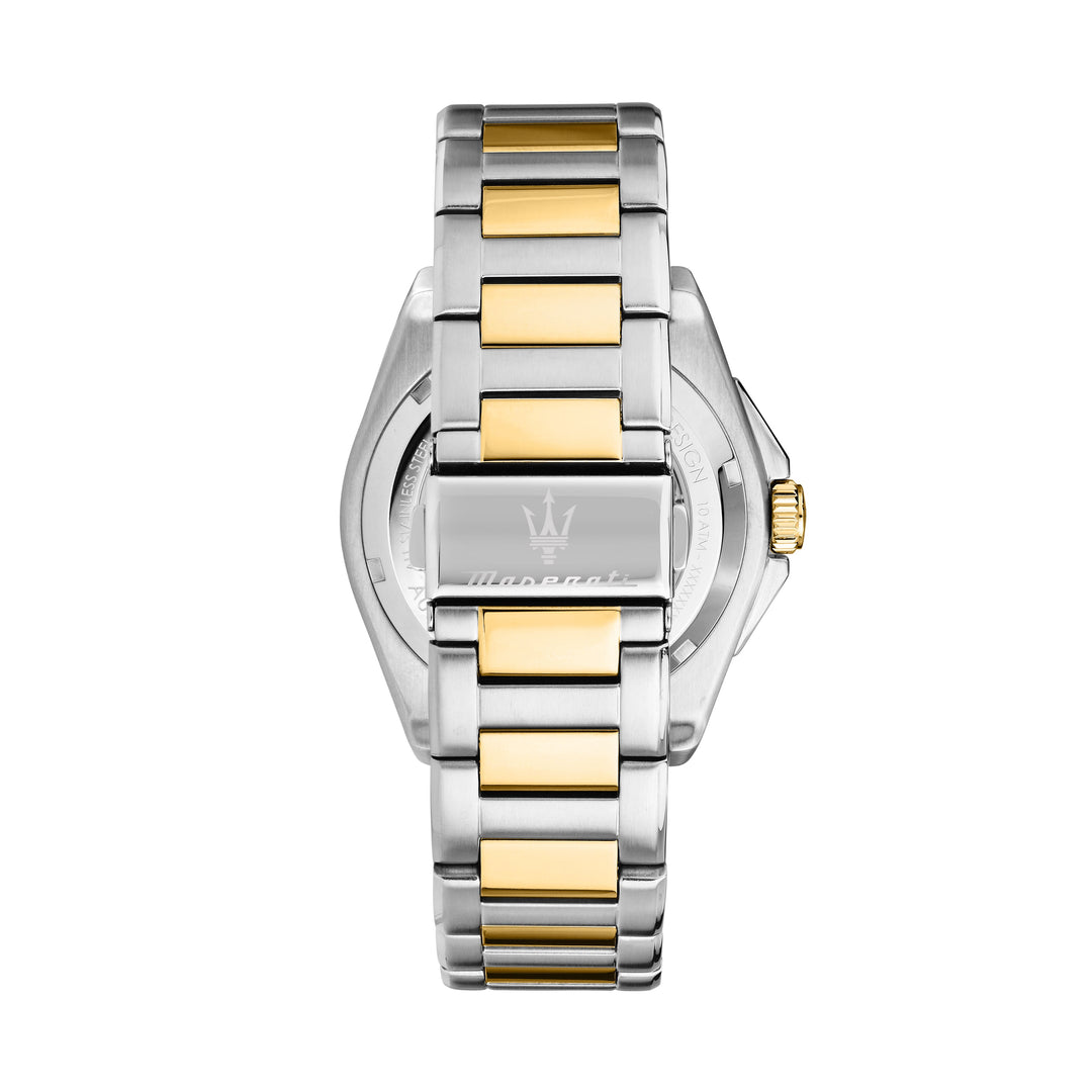 Maserati Velocità R8823152001 - Automatisch Herenhorloge - 41 MM - Zwart Goud Zilver