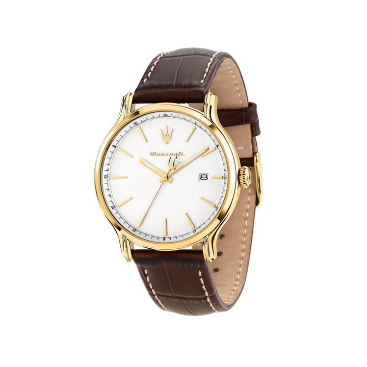 Epoca Slim R8851118018 - Analoog Herenhorloge - Bruin Goudkleurig