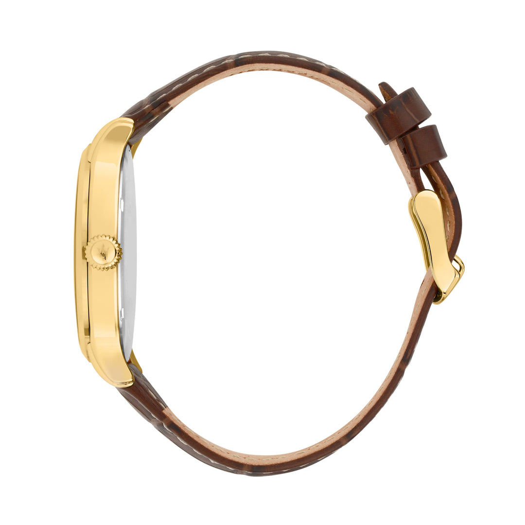 Epoca Slim R8851118018 - Analoog Herenhorloge - Bruin Goudkleurig