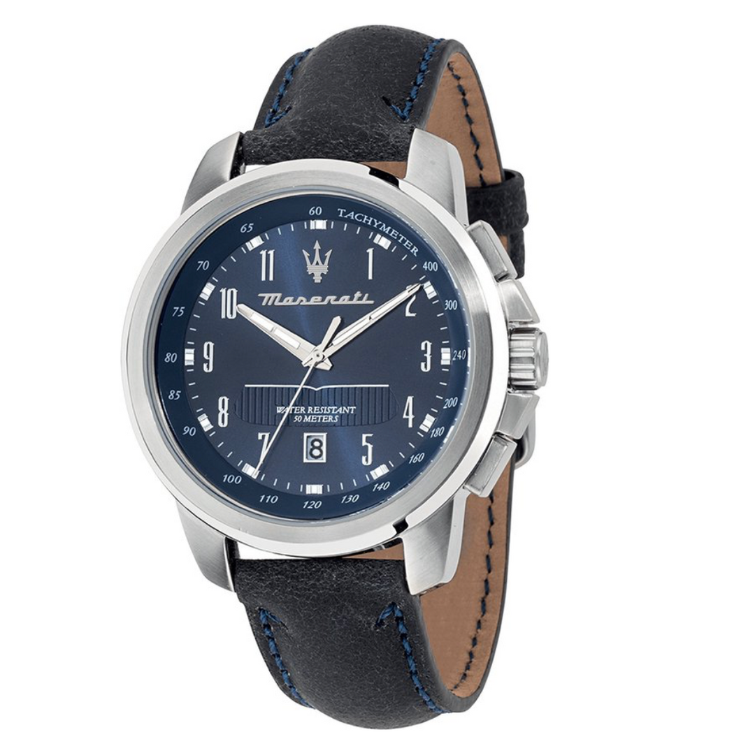 Maserati watch R8851121003 - Successo - Heren horloge - 44 MM - Blauw