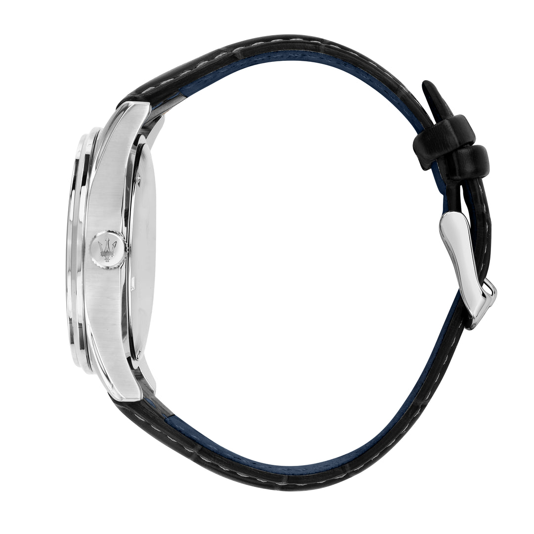 Maserati Sorpasso R8851124003 Herenhorloge 42 MM Zilver Zwart Blauw