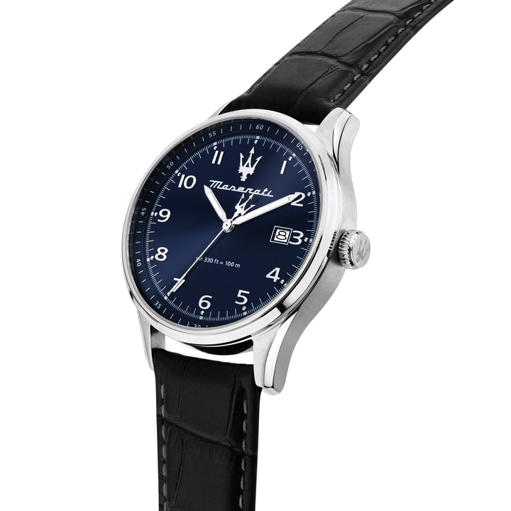 Maserati Sorpasso R8851124003 Herenhorloge 42 MM Zilver Zwart Blauw