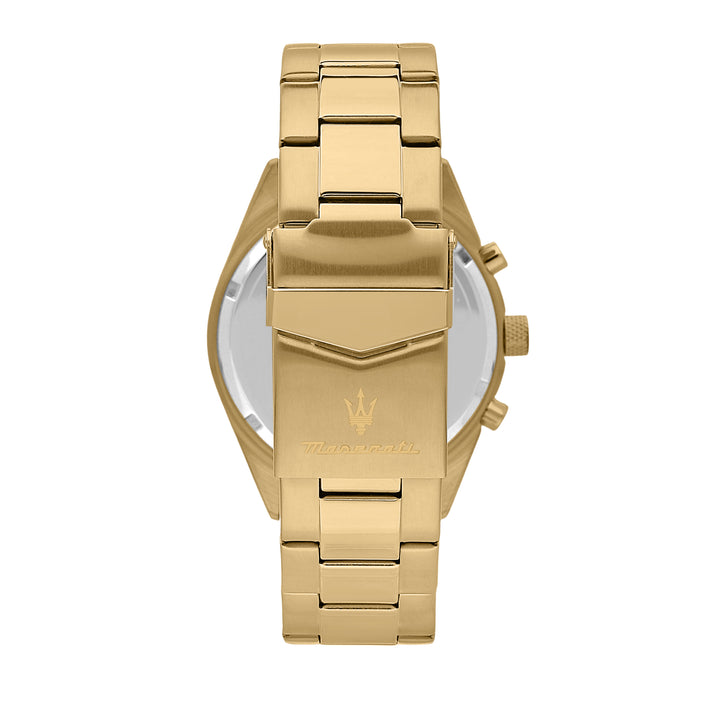 Maserati Competizione horloge achterkant met logo gravering