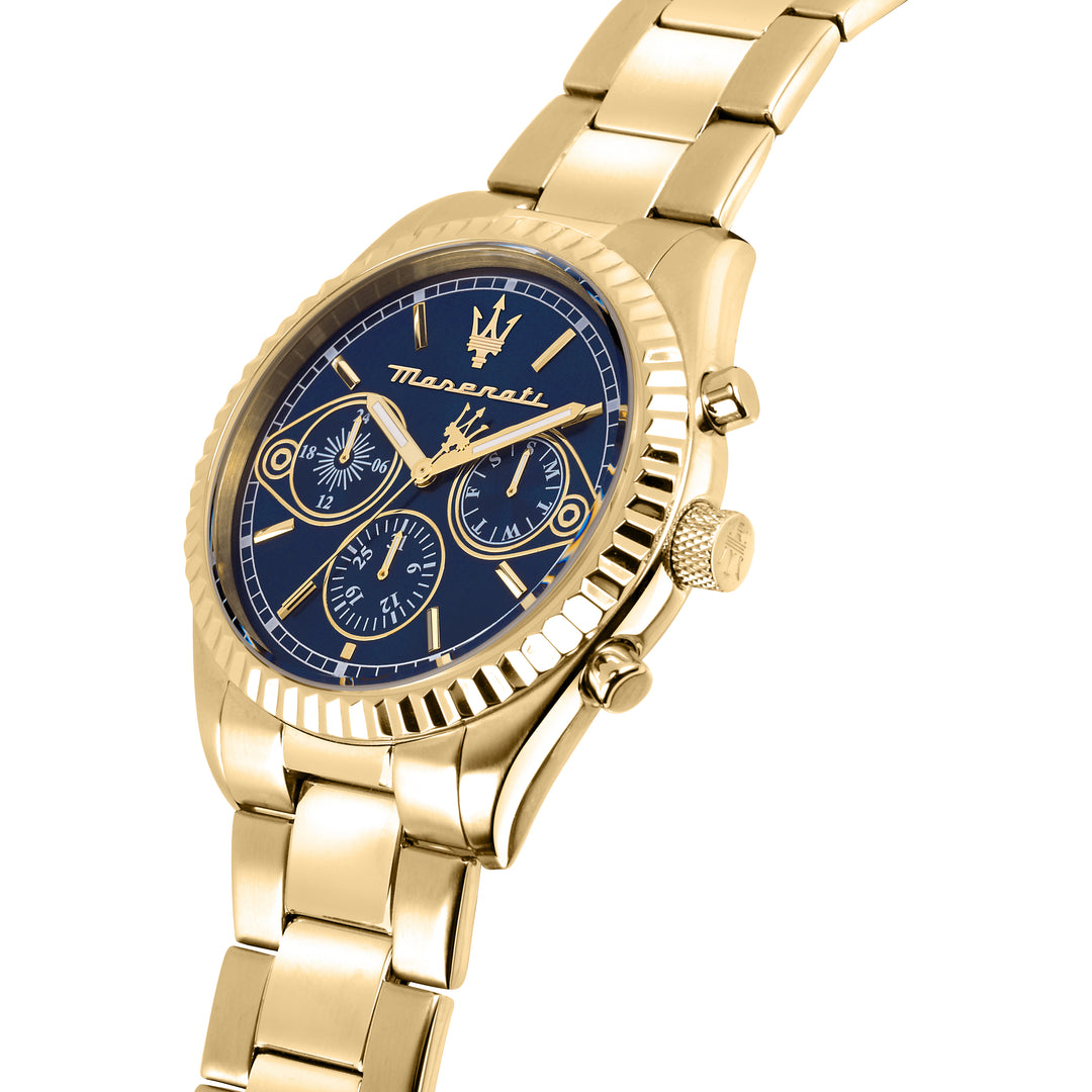 Maserati Competizione horloge zijaanzicht met kroon details