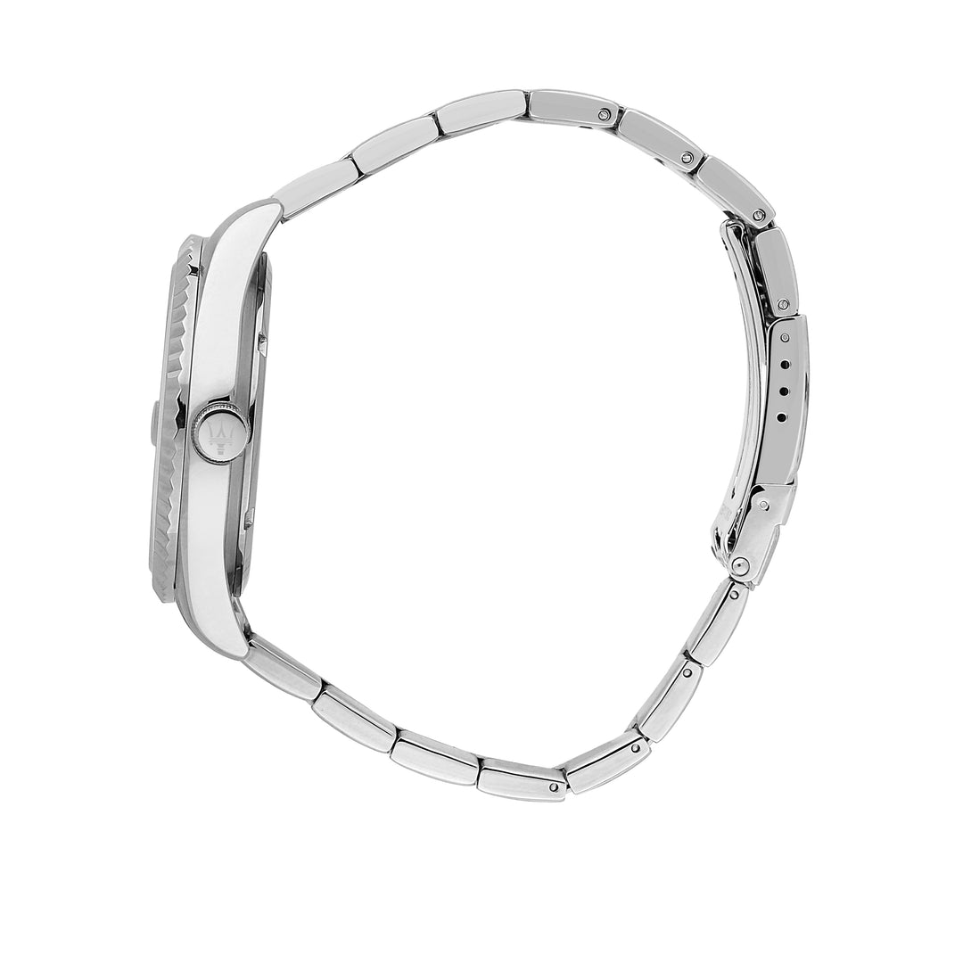 Maserati Competizione R8853100029 - Automatisch Herenhorloge - 43 MM - Zilver/Blauw
