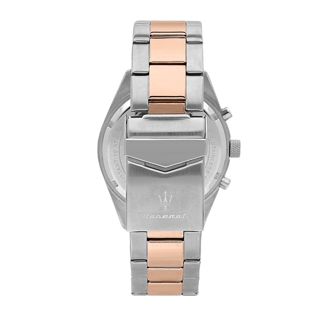 Maserati Competizione R8853100040 - Chronograaf Herenhorloge - 43 MM - Blauw Roségoud Zilver