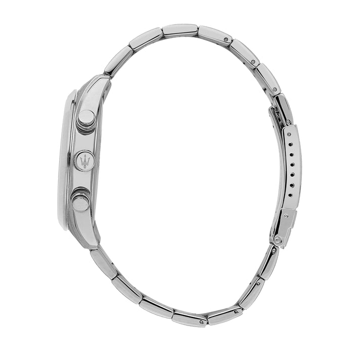 Maserati R8853151005 Heren Horloge – Attrazione Chronograaf Blauw Zilver 43 MM