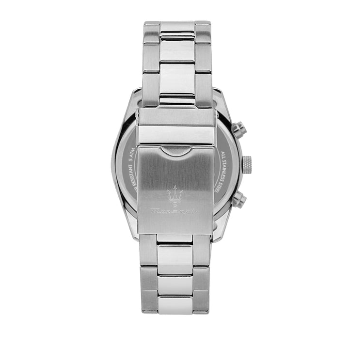 Maserati R8853151005 Heren Horloge – Attrazione Chronograaf Blauw Zilver 43 MM