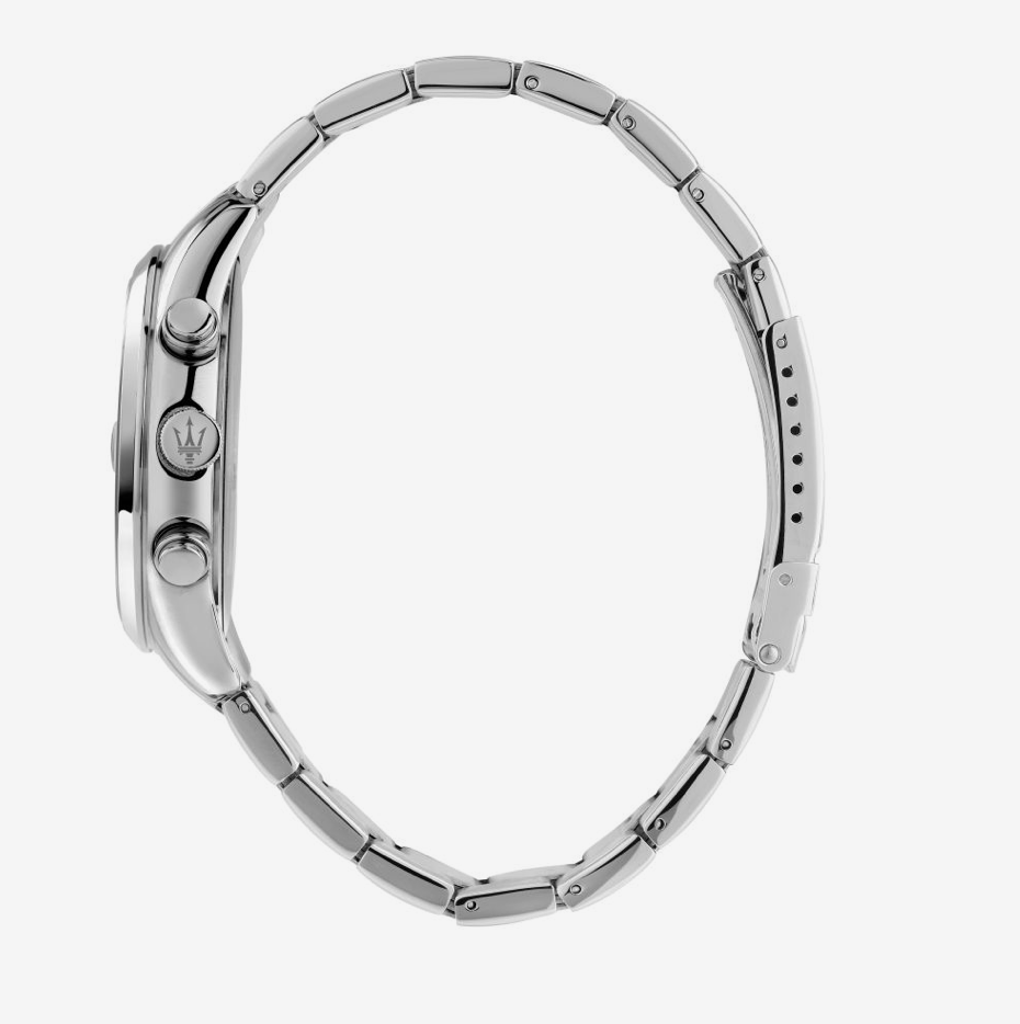 Maserati watch R8853151011 - Attrazione - Herenhorloge - 43 MM - Zilver / Groen