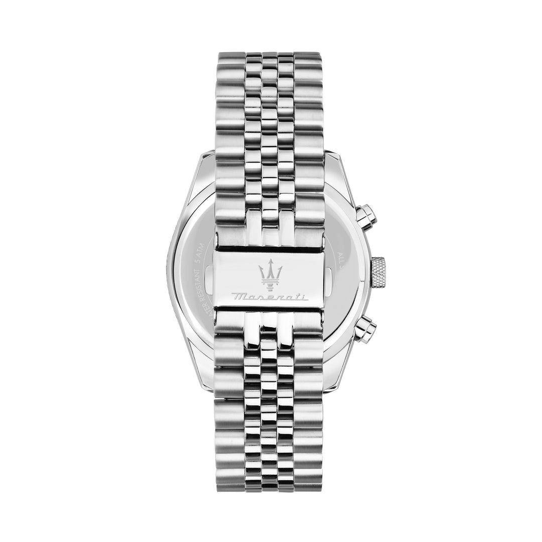 Maserati Attrazione watch R8853151023 - Chronograaf Herenhorloge - 43 MM - Zilver/Groen