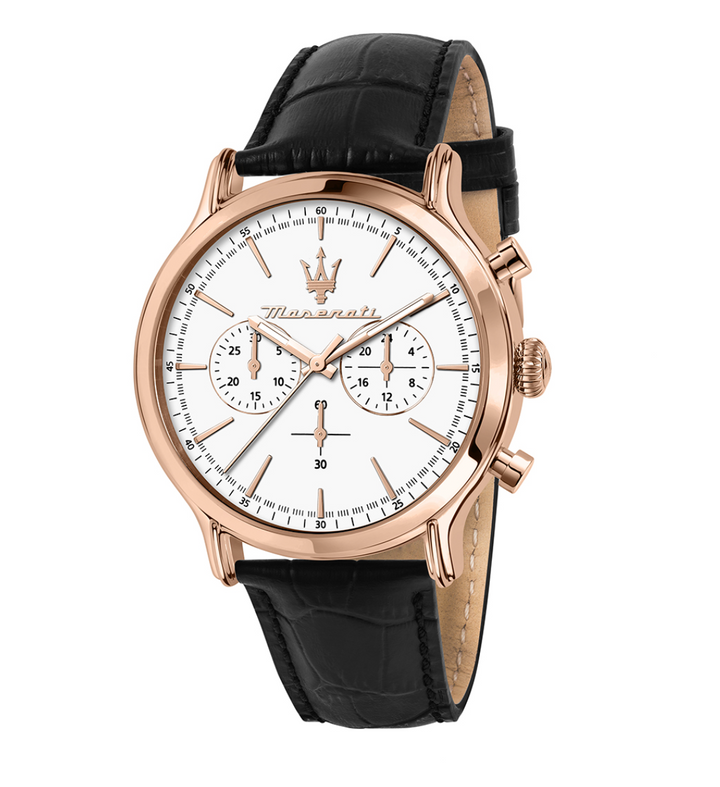 Maserati watch R8871618016 - Epoca - Herenhorloge - 42 MM - Rosé Goud / Crème