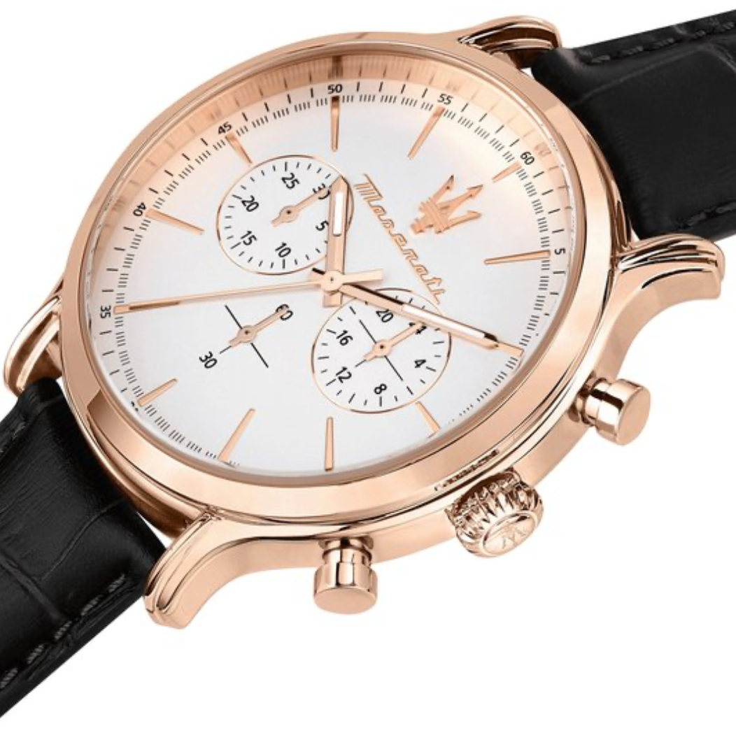 Maserati watch R8871618016 - Epoca - Herenhorloge - 42 MM - Rosé Goud / Crème