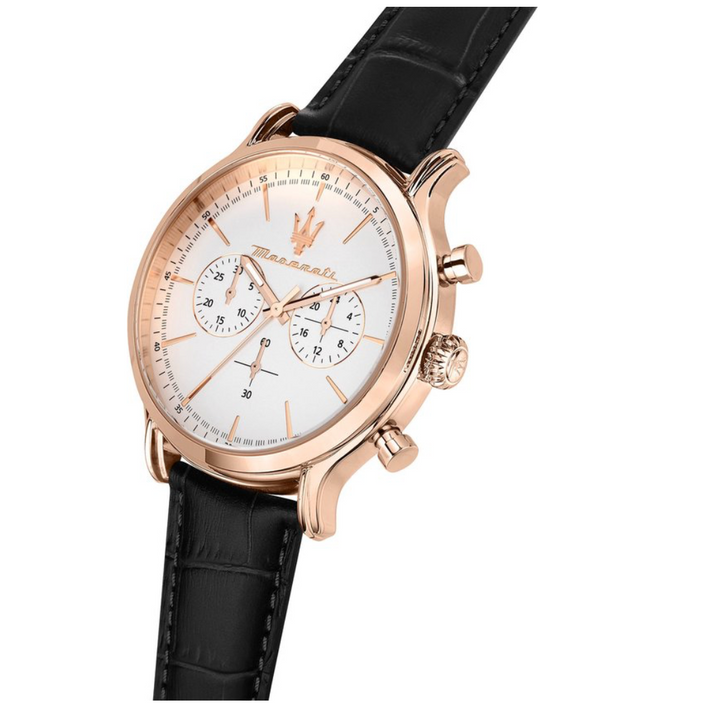 Maserati watch R8871618016 - Epoca - Herenhorloge - 42 MM - Rosé Goud / Crème