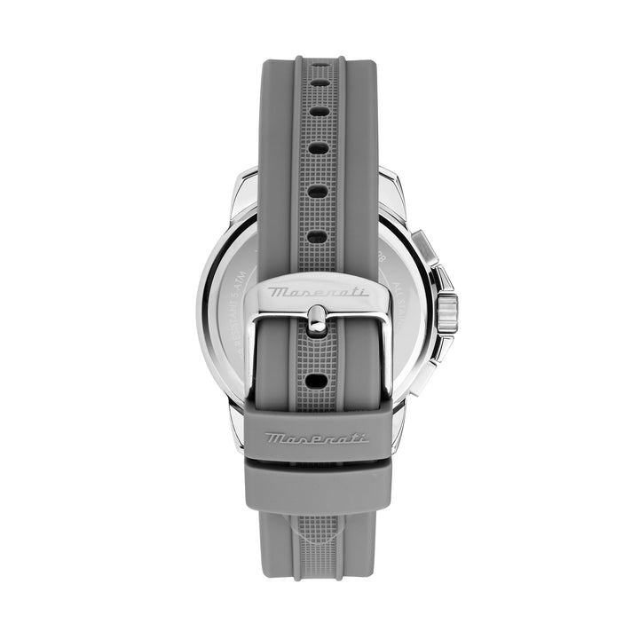 Maserati Successo R8871621043 - Chronograaf Herenhorloge - 42 MM - Grijs Zilver