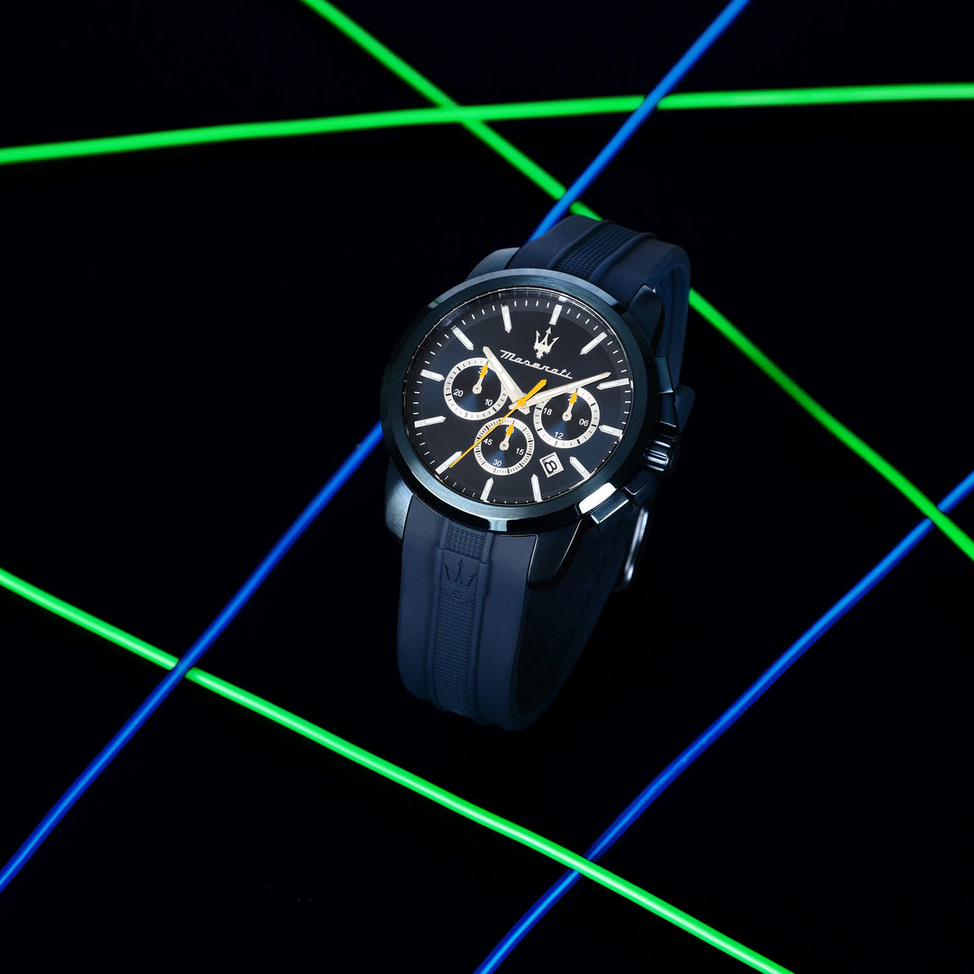 Maserati Successo R8871621044 - Chronograaf Herenhorloge - 42 MM - Blauw