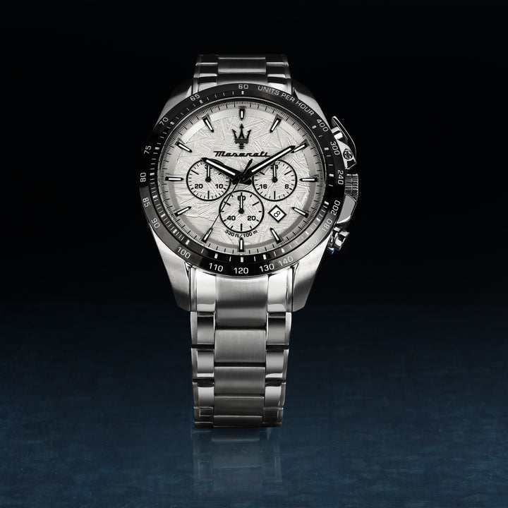 Maserati Traguardo watch R8873612068 - Limited Edition - Chronograaf Herenhorloge - 45 mm - Grijs/Zilver/Zwart