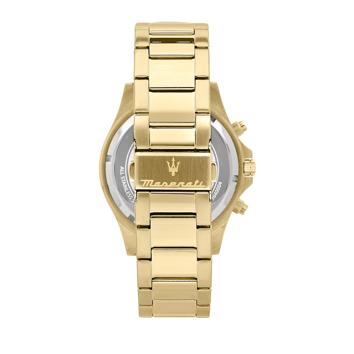 Maserati Sfida watch R8873640005 - Chronograaf Herenhorloge - 44 mm - Goud/Groen