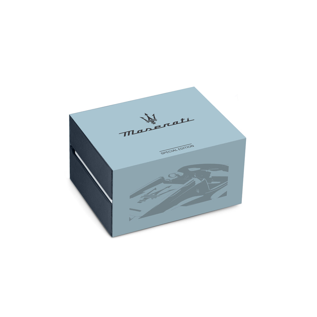 Maserati Velocità R8873652004 Special Edition - Chronograaf Herenhorloge - 43 MM - Gunmetal Lichtblauw