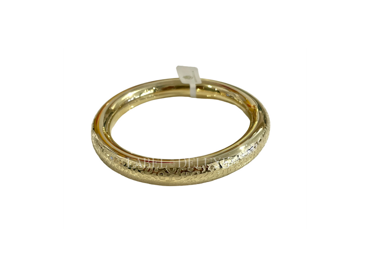 Rose & Camellia Armband 08953 - Bracelet Round Bangle Panther - Goud - 10 MM