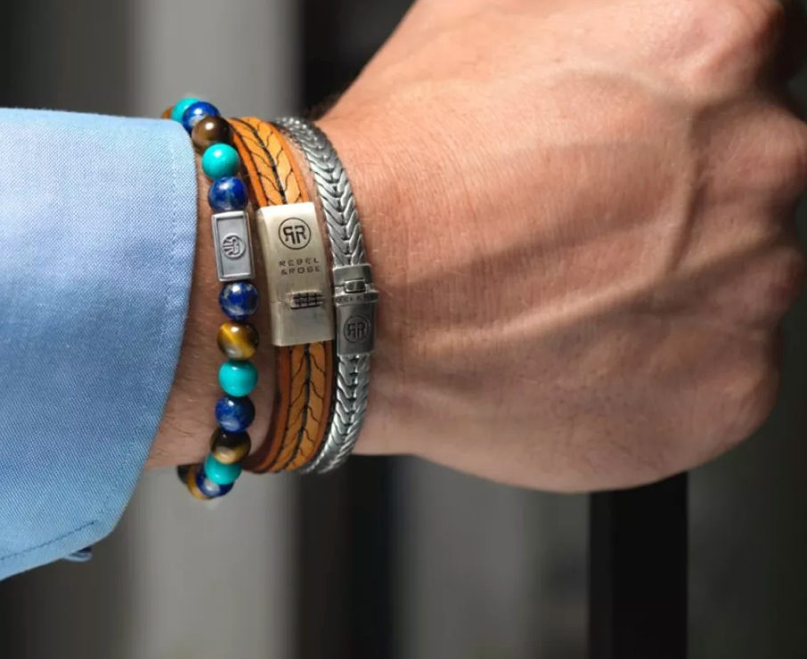 Rebel & Rose armband RR-BR026-S Hermes Seven - Sterling Zilver 925