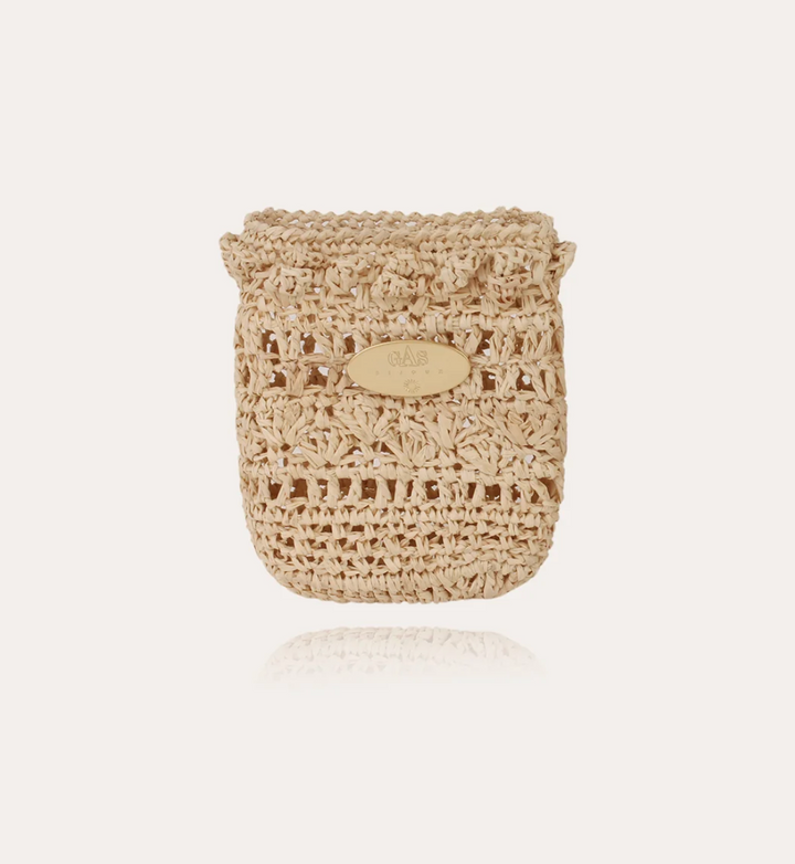 Raffia-Wrapped Perfume Pouch - Parfumhoesje voor 50 ml