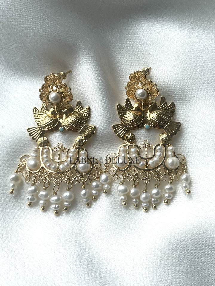 Gas Bijoux earrings 513383 - Dames Oorbellen - Axace Tassels - Goud - L 6,5 cm W 3,5 cm
