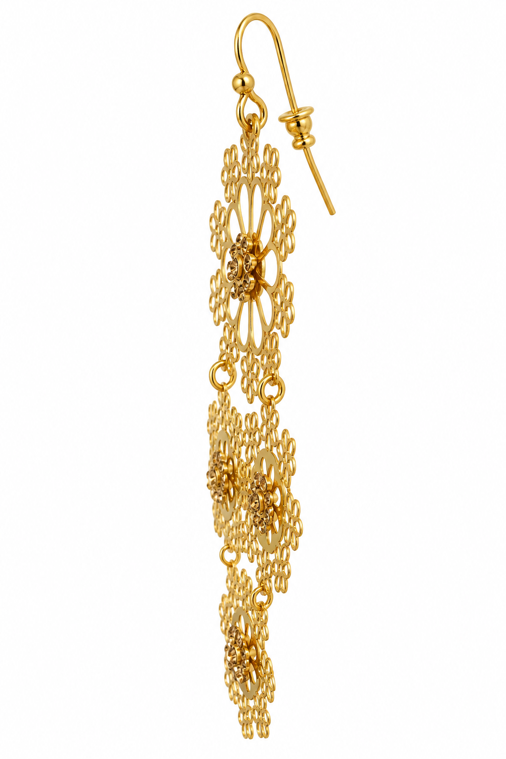 Neige 98008 - Dames Oorbellen - Goud Champagne