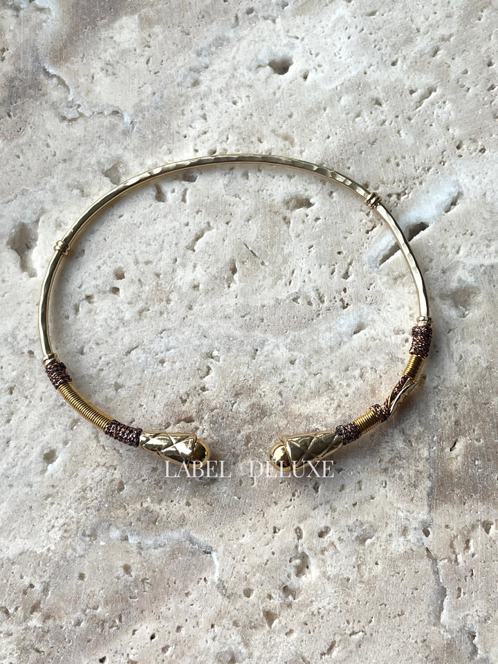 Gas Bijoux armband 500791 - Epique bracelet - brons goud - 16,5 CM