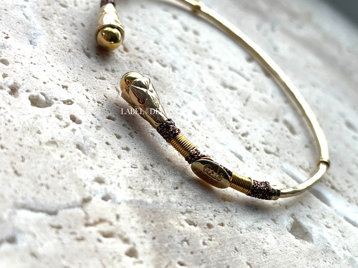 Gas Bijoux armband 500791 - Epique bracelet - brons goud - 16,5 CM