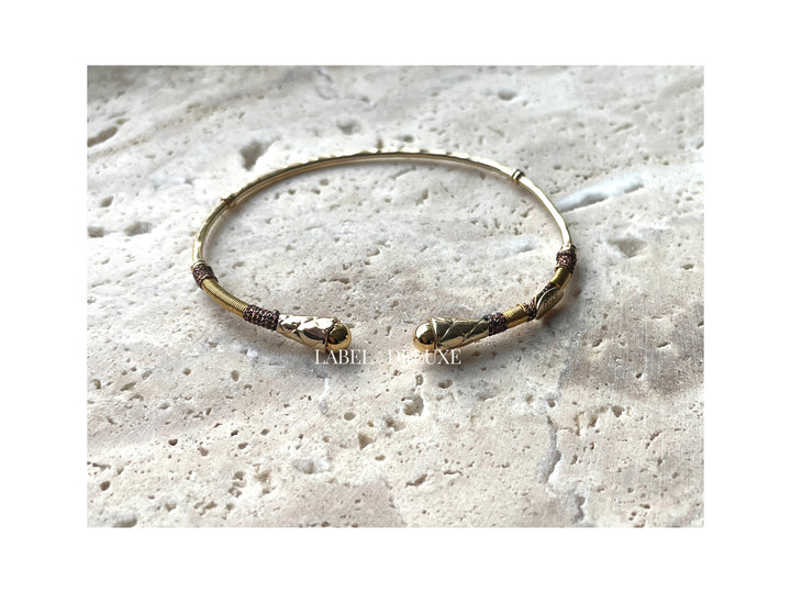 Gas Bijoux armband 500791 - Epique bracelet - brons goud - 16,5 CM