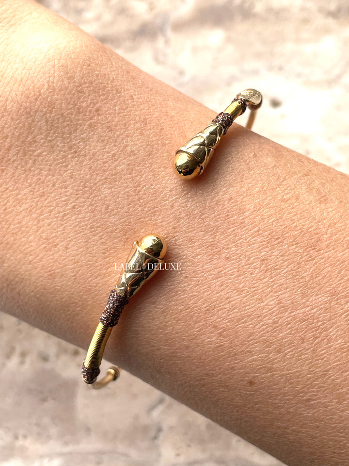Gas Bijoux armband 500791 - Epique bracelet - brons goud - 16,5 CM