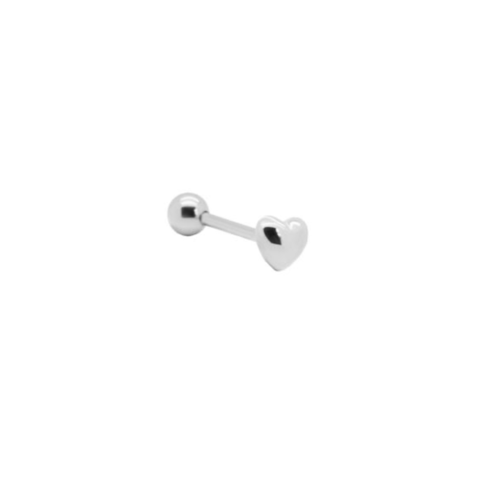 ANNA Heart C68S - Piercing - Sterling Zilver