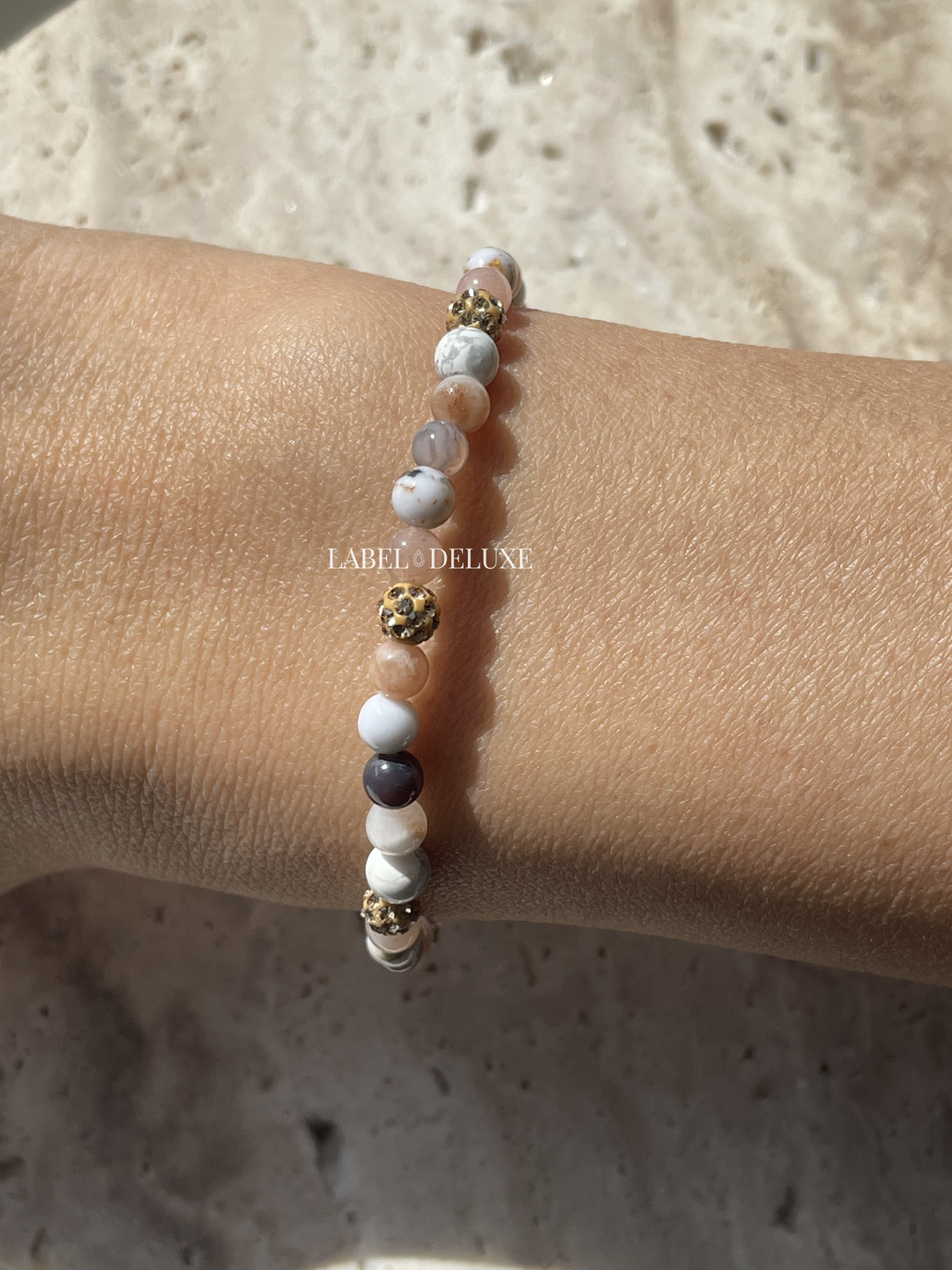 Karma Jewelry 84643EL - Kralen Armband Dames - Spiral Stella Elastic - XXS - 18 CM - 4 MM