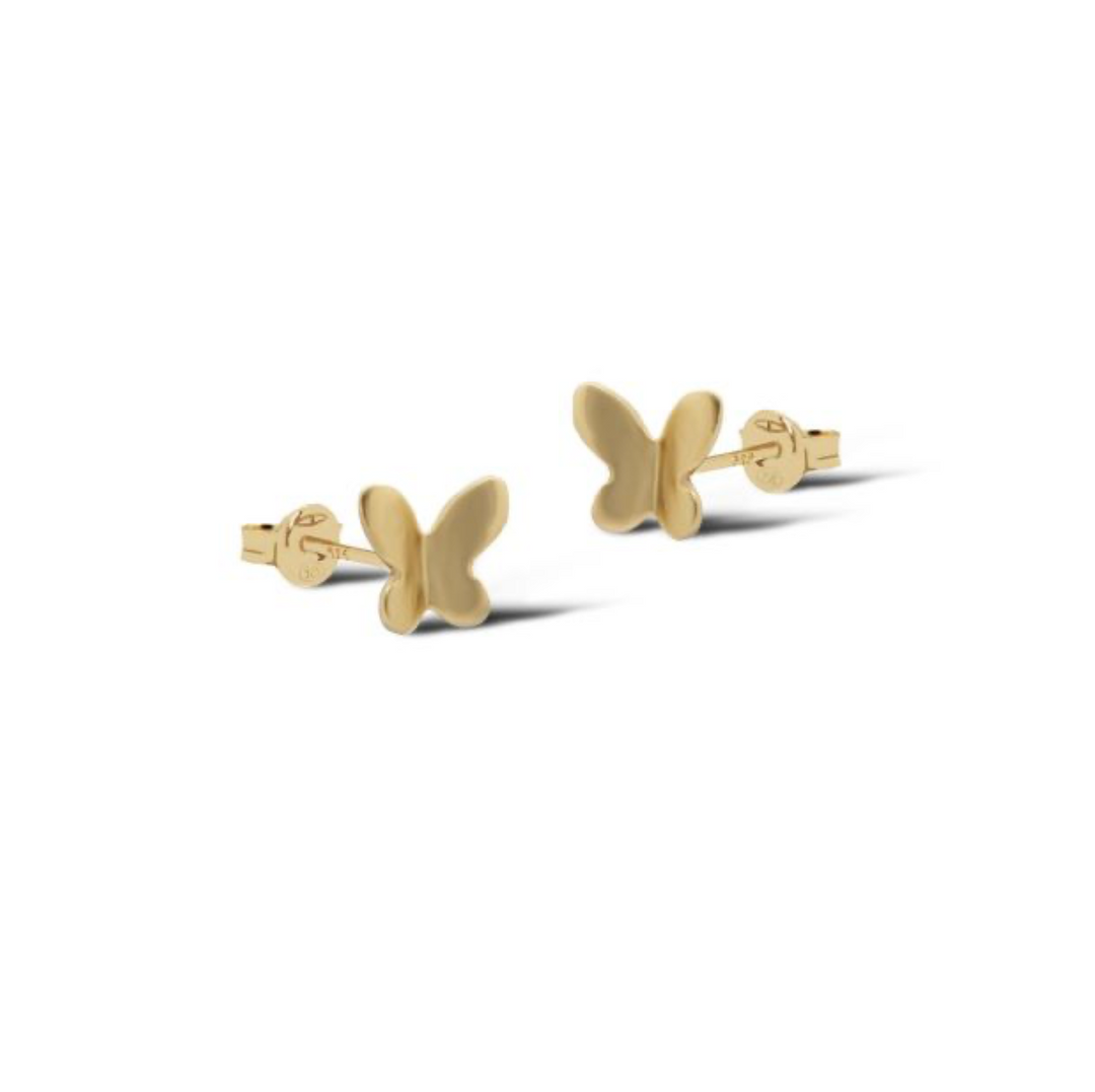 Karma Jewelry oorbellen M3298GP - Dames Oorbellen - Symbols Butterflies - Goud