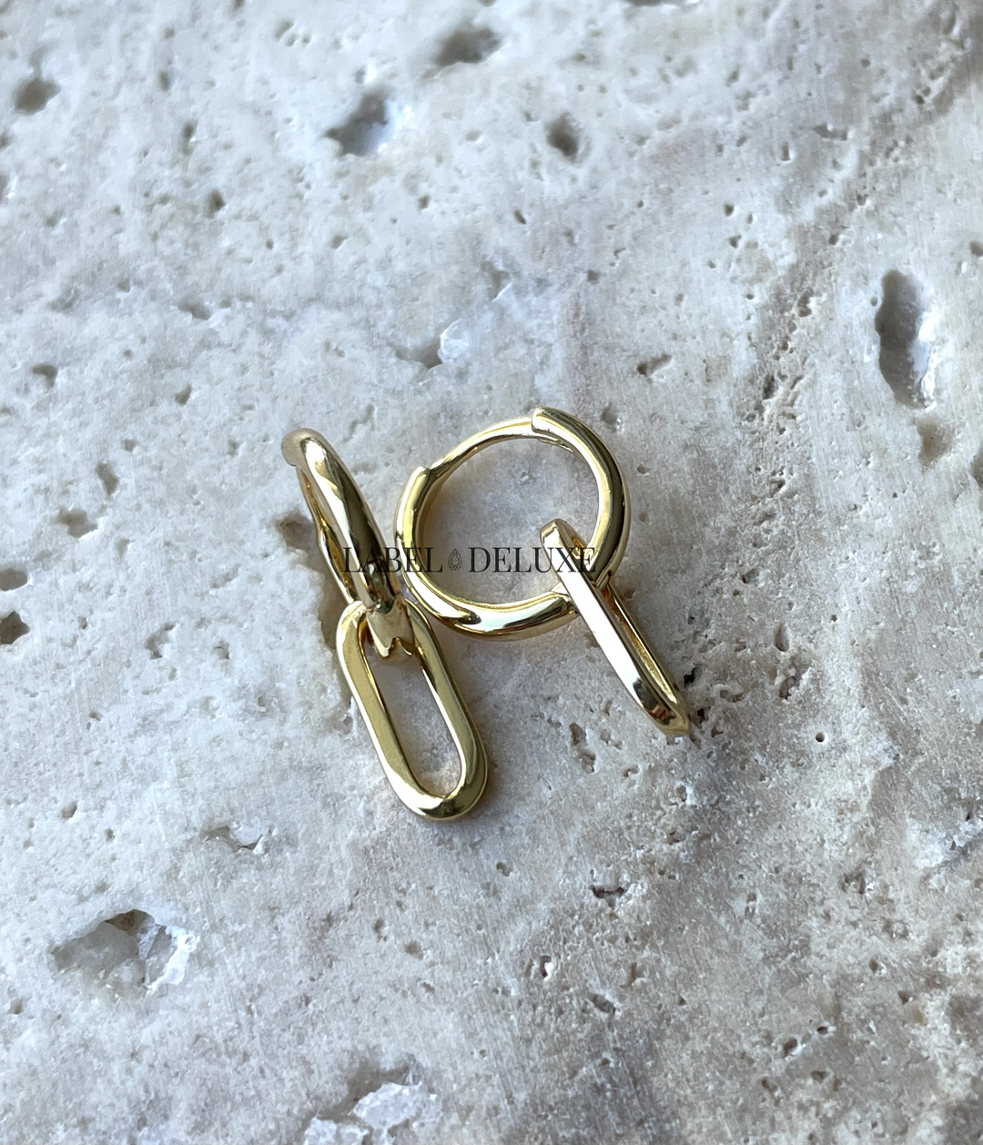 Karma Jewelry oorbellen A45GP - Dames Oorbellen - Hinged Hoops Best Basic - Goud - 18MM