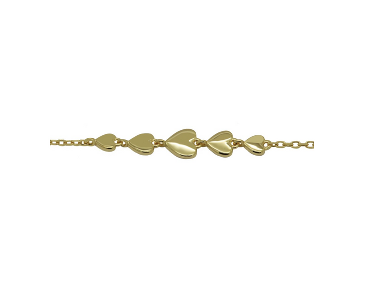 Karma Jewelry bracelet 94155GP - Sterling Zilveren Damesarmband - Bracelet Loving - 14K Gouden Plating - Goud  - 16+3 CM