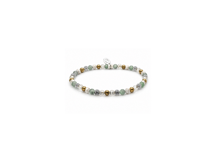 Karma Jewelry Bracelet 667788 /84596EL Kralen Armband Dames - Spiral Oakly Apple - Meerkleurig - 4 MM - 18 cm