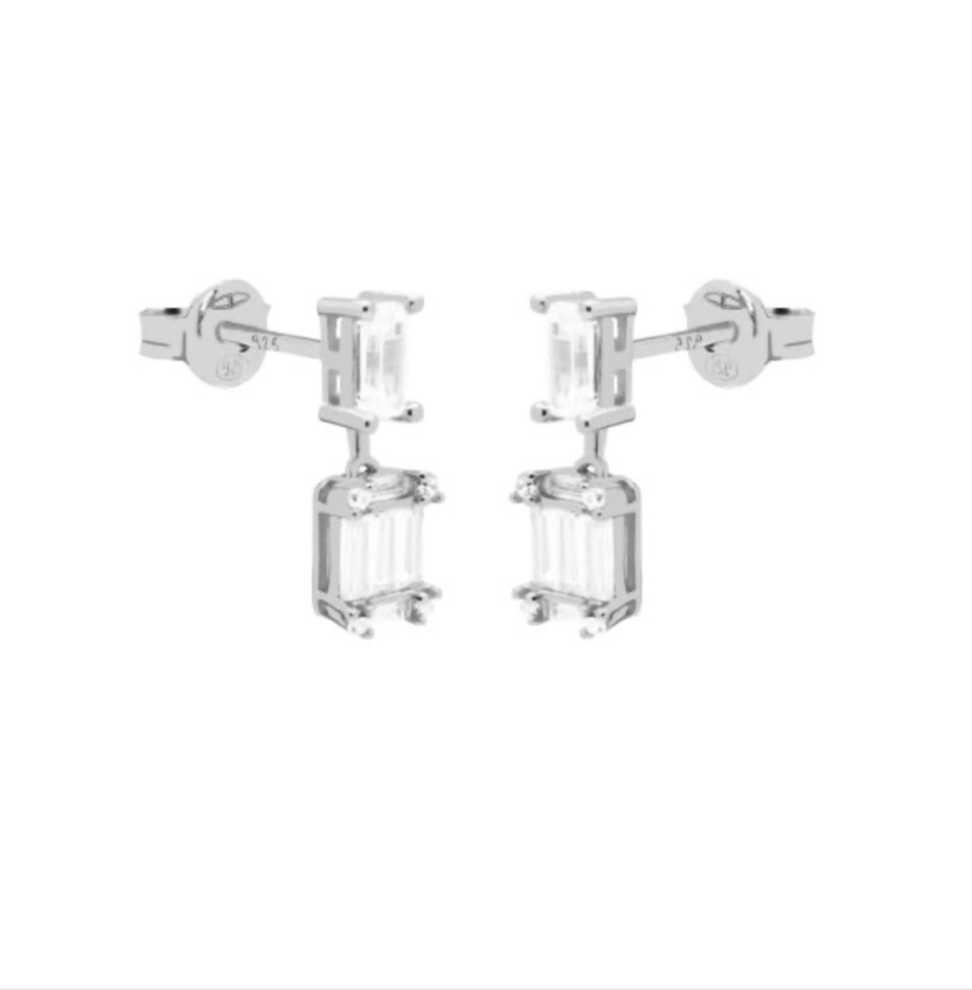 Karma Jewelry earrings X135S - Dames Oorbellen - Symbols XL Odile - Zilver - 12 mm