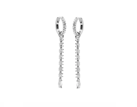 Karma Jewelry A105S - Hinged Hoops Aria - Oorbellen dames - 925 Sterling zilver - 26 MM